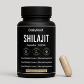 DailyRoot Shilajit Capsules – Pure Himalayan Extract | 500mg | Boost Energy, Strength & Vitality (60 Capsules)