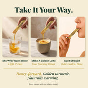 DailyRoot Turmeric Honey Elixir – 30 Honey Sticks