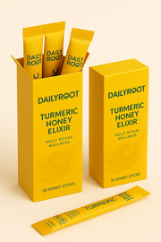 DailyRoot Turmeric Honey Elixir – 30 Honey Sticks