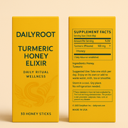 DailyRoot Turmeric Honey Elixir – 30 Honey Sticks