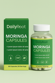 DailyRoot Moringa Capsules – 500mg | Natural Superfood Supplement